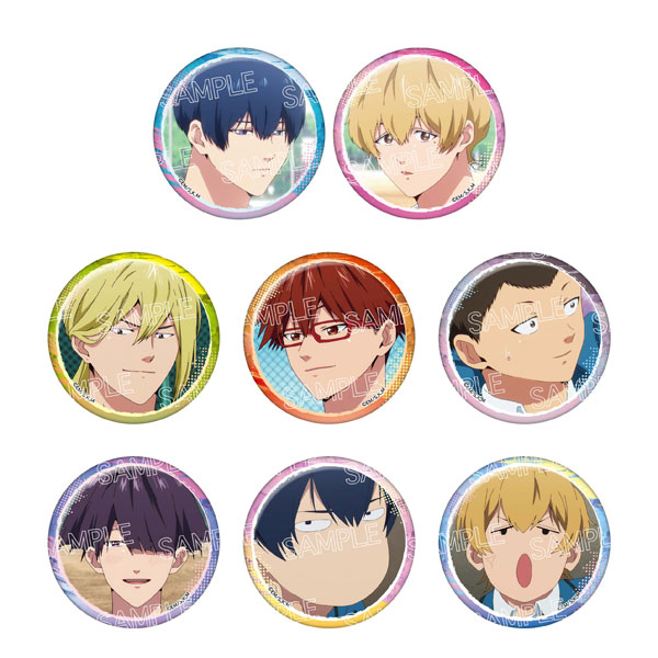 忘却バッテリー Day-off Shot トレーディング箔押し缶バッジ 8BOX はいたっちず 缶バッジ（ブラインド）全9種 忘却バッテリー BOX