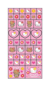 平成レトロ　サンリオ　キティ　トロピカル　ハイビスカス　レターセット　シール サンリオ ハローキティ キティ レターセット ハイビスカス