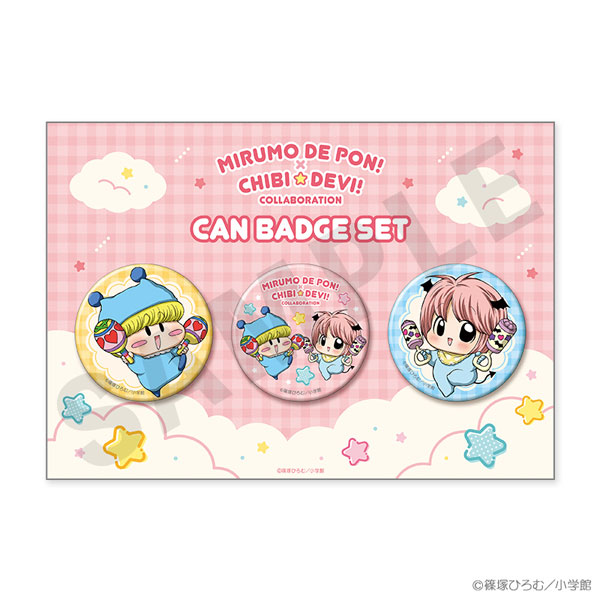 「ミルモでポン！×ちび☆デビ！」缶バッジセット[coly]《発売済・在庫品》画像