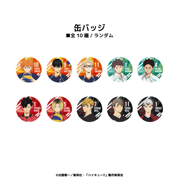 ハイキュー!! 缶バッジコレクション ドリンク版権　11BOX ハイキュー!! 缶バッジコレクション ドリンク版権 11BOX