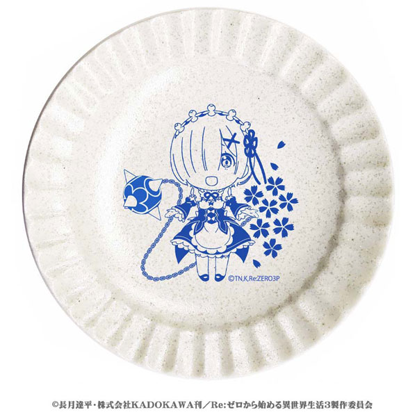Re：ゼロから始める異世界生活 ≪美濃焼≫極上のひととき皿 レム（再販）[舞扇堂]《発売済・在庫品》画像