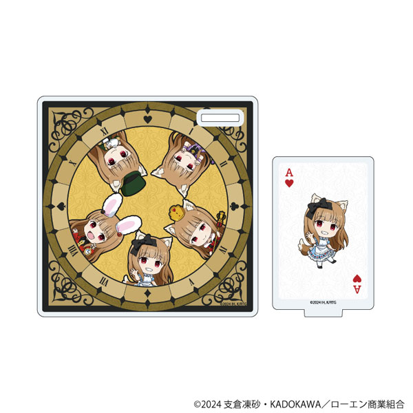 アクリルコースタースタンド「狼と香辛料」01/集合デザイン(ミニキャライラスト)[A3]《発売済・在庫品》画像