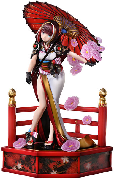PRISMA WING 藤ちょこ氏オリジナルイラスト 緋傘と牡丹 DX版 1/7 完成品フィギュア[プライム1スタジオ]【送料無料】《発売済・在庫品》｜あみあみ 店