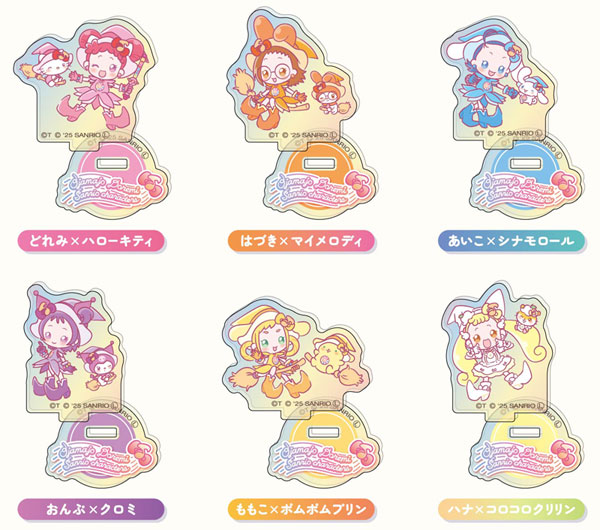 スタンドミニアクリル オーロラTYPE おジャ魔女どれみ×サンリオキャラクターズ 12個入りBOX[バンダイ]《発売済・在庫品》