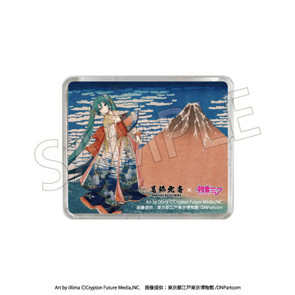 楽天市場】送料無料◇葛飾北斎×初音ミク 複製原画 冨嶽三十六景