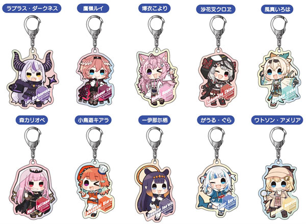 オーロラアクリルキーホルダー hololive CITY’24 D BOX 10個入りBOX[バンダイ]《発売済・在庫品》