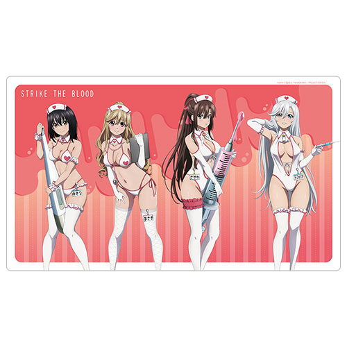 ストライク・ザ・ブラッド 描き下ろしラバーマット(ナース水着)[カーテン魂]《発売済・在庫品》画像