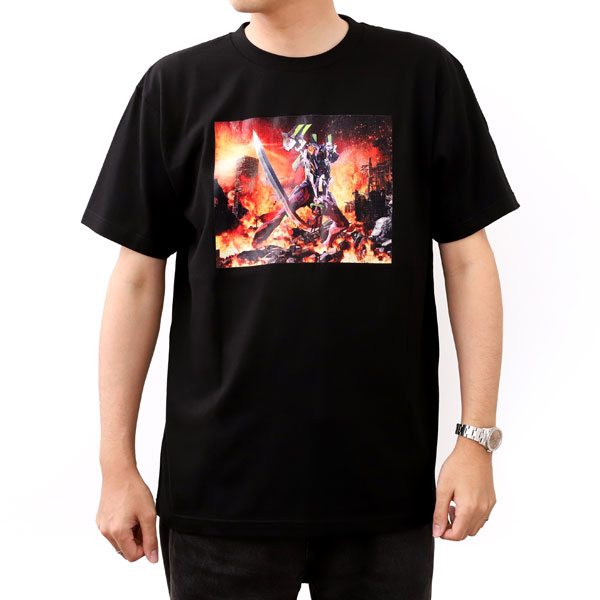 楽天市場】ヱヴァンゲリヲン新劇場版 警戒Tシャツ/ブラック-M