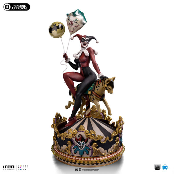 DC スタチュー アートスケール 1/10 ハーレイ・クイン(アンリーシュド)[コミック][アイアン・スタジオ]【同梱不可】【送料無料】《発売済・在庫品》
