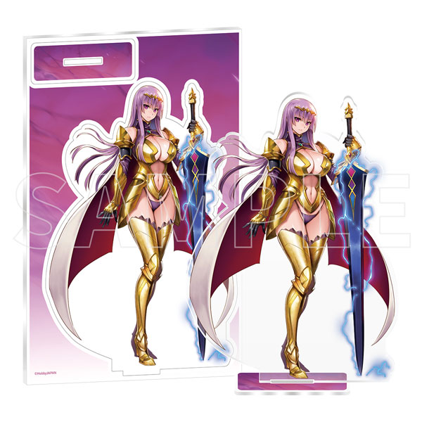 【限定販売】クイーンズブレイド コラボカフェ アクリルスタンド 雷雲の将クローデット[ホビージャパン]《発売済・在庫品》画像