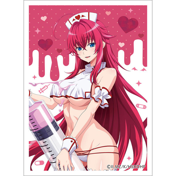 ハイスクールD×D HERO 描き下ろしスリーブ(リアス・グレモリー/白ナース) パック[カーテン魂]《発売済・在庫品》画像