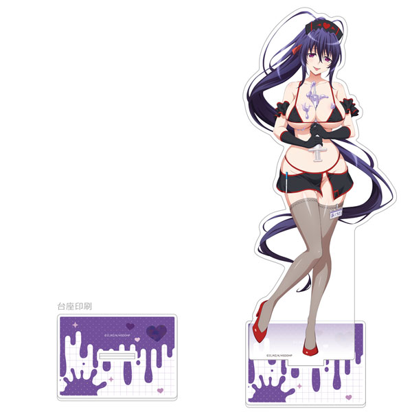 ハイスクールD×D HERO 描き下ろし特大アクリルスタンド(姫島朱乃/黒ナース)[カーテン魂]《発売済・在庫品》画像