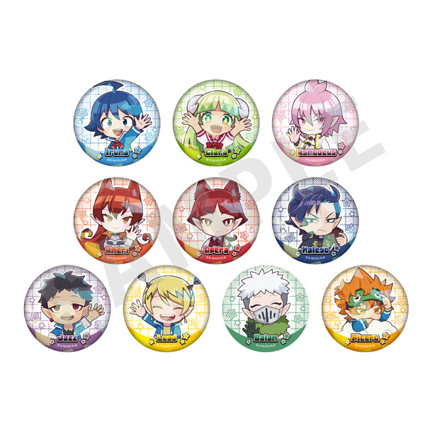 入間くん　アミィ・キリヲ Bouquet トレーディングホロ缶バッジ　AJ 予約】魔入りました！入間くん トレーディング缶バッジ