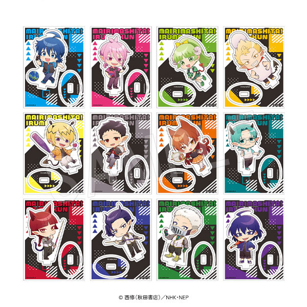 魔入りました！入間くん トレーディングアクリルスタンド ラウンドワンコラボver. 12個入りBOX[中外鉱業]《発売済・在庫品》画像