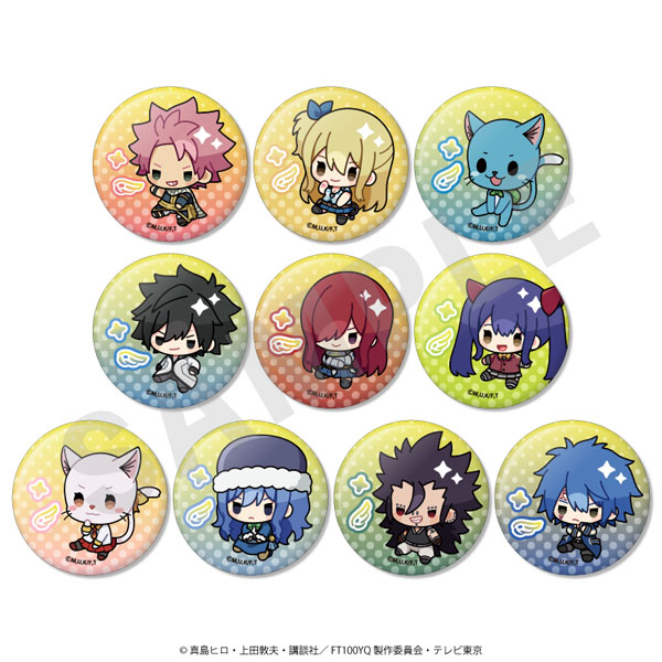 【フェアリーテイル】ナツ＆ルーシィ WEBくじ ガチャトク スタンド缶バッジ フェアリーテイル】ナツ＆ルーシィ WEBくじ ガチャトク スタンド