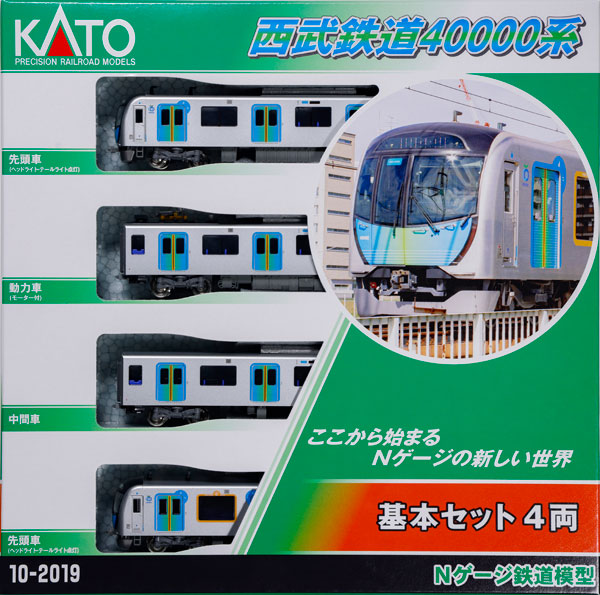 楽天市場】西武鉄道40000系 基本セット (4両) 【KATO・10-1400】「鉄道