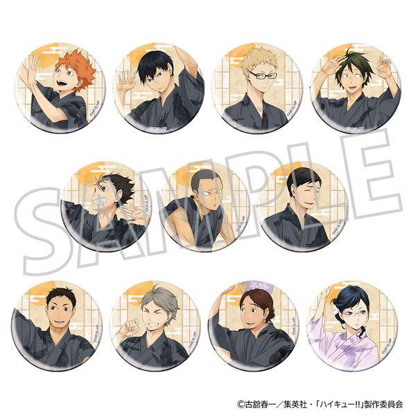 ⚠希少品 ⚠未開封 ⚠凹み有 ハイキュー‼ 牛島若利 カド丸 缶バッジ