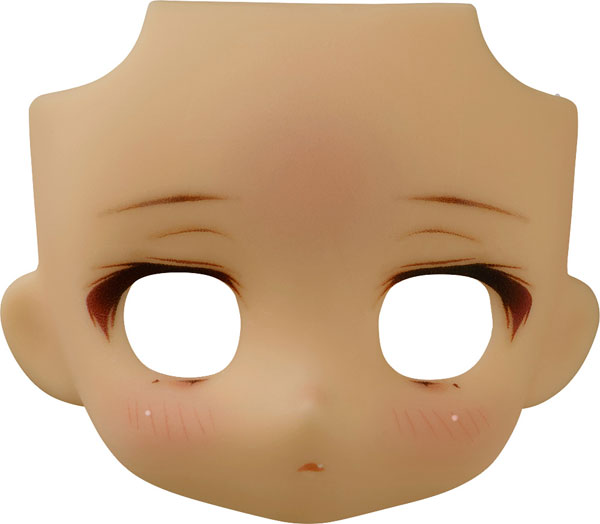 かすたむフェイス cream パテ盛り ③ ねんどろいどどーる かすたむフェイスパーツ 03（peach/cinnamon