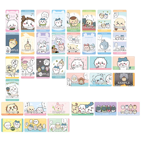 楽天市場】【BOX】 ちいかわ ダイカットステッカーセット5 20個