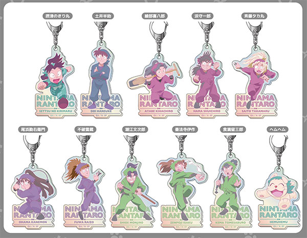 1BOX にょきんと マスコット フィギュア 忍たま乱太郎 Vol.1 全8種 にょきんと『忍たま乱太郎』マスコットフィギュアVol.1（全8種