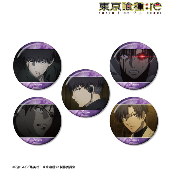 TVアニメ『東京喰種トーキョーグール：re』 瓜江久生 場面写缶バッジ5個セット[アルマビアンカ]《09月予約》画像