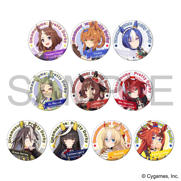 楽天市場】CANバッジ ウマ娘 プリティーダービー Vol.6 B 10個