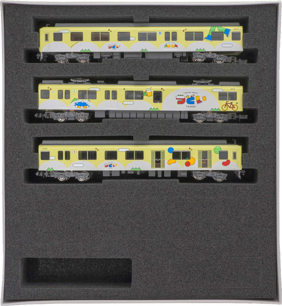 50798 近鉄2013系観光列車「つどい」(イエローグリーン)3両編成セット(動力付き)[グリーンマックス]【送料無料】《発売済・在庫品》｜あみあみ 店