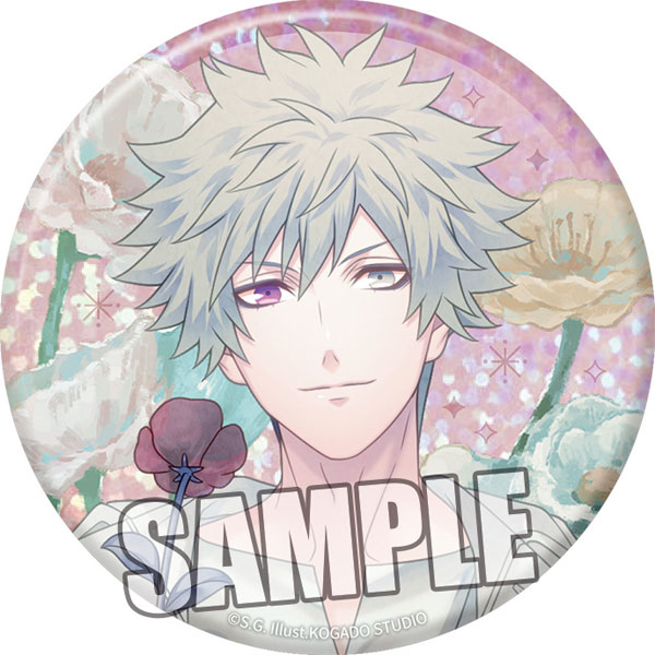 うたプリ FH フローラル ハーモニー ホログラム 缶バッジ 嶺二 グッズ-バッチ】うたの☆プリンスさまっ♪ BIGホログラム缶