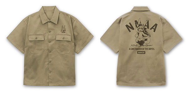 メイドインアビス 烈日の黄金郷 ナナチ ワークシャツ/SAND KHAKI-XXL（再販）[コスパ]《０６月予約》
