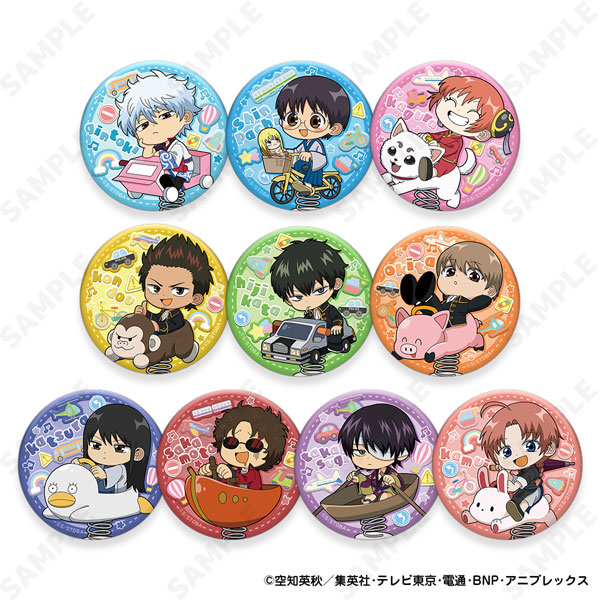 楽天市場】銀魂 ホログラムスクエア缶バッジコレクション 1BOX 6個入り