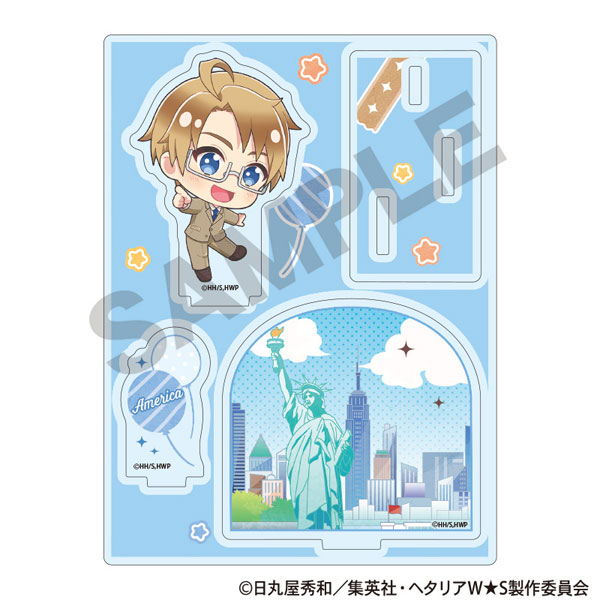 ヘタリア World★Stars ジオラマアクリルスタンド アメリカ ちまにわ[クラックス]《10月予約》画像