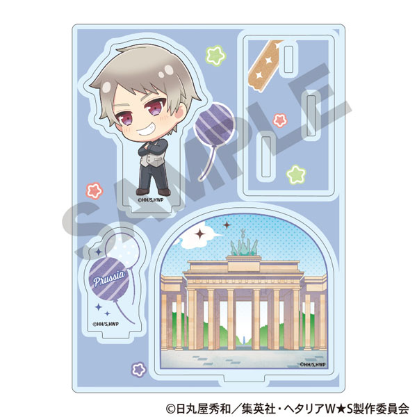 ヘタリア World★Stars ジオラマアクリルスタンド プロイセン ちまにわ[クラックス]《10月予約》画像