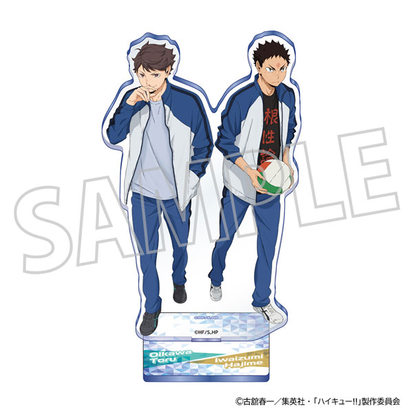 楽天市場】ハイキュー アクリルスタンド ドリンク E 及川徹・岩泉一柄