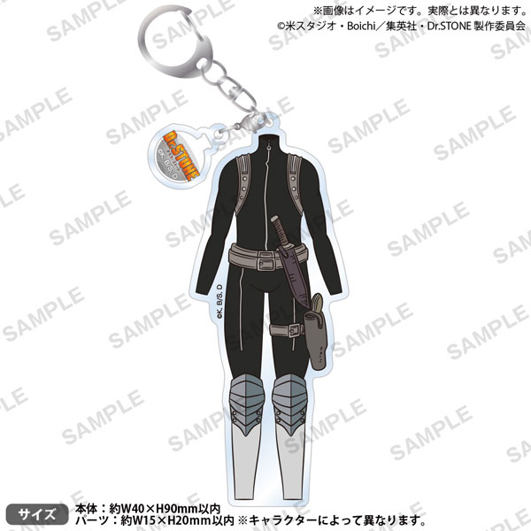 TVアニメ「Dr.STONE」 衣装アクリルキーホルダー スタンリー・スナイダー[ブシロードクリエイティブ]《発売済・在庫品》画像