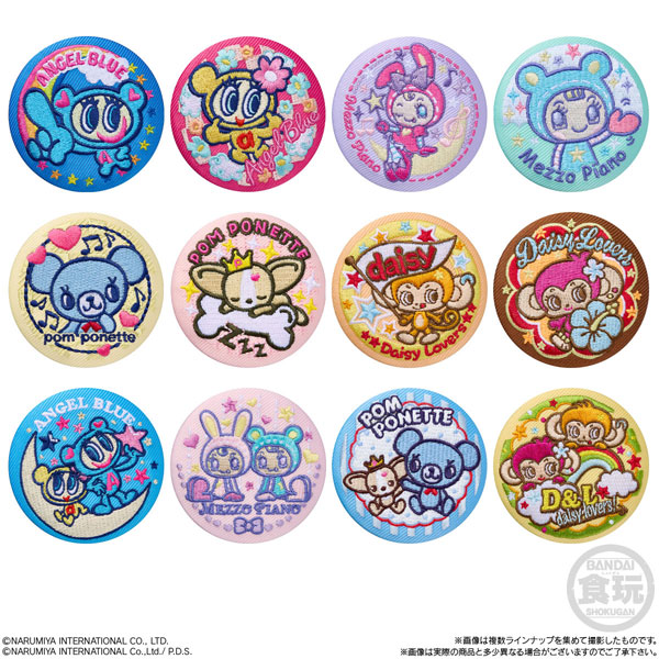 楽天市場】Disney Characters 刺繍缶バッジビスケット2 12個入り