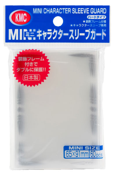 楽天市場】KMC キャラクタースリーブガード ゴールドタイプ 60枚