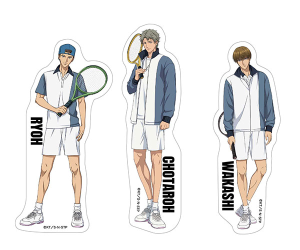 新テニスの王子様 ステッカーセット 宍戸亮＆鳳長太郎＆日吉若[ムービック]《発売済・在庫品》画像