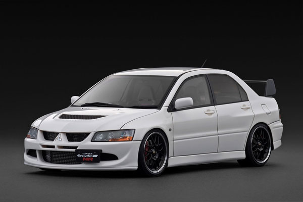 1/18 Mitsubishi Lancer EvolutionVIII MR (CT9A) White[イグニッションモデル]【貨物輸送無料】《発売済・店卸し資産品》