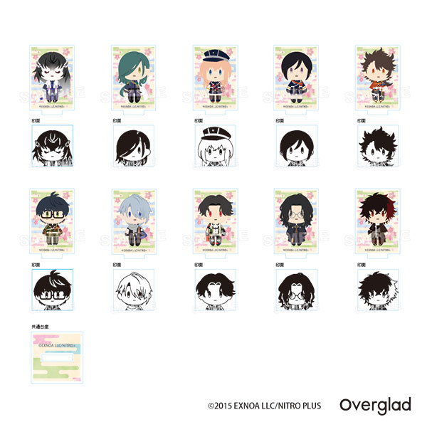 刀剣乱舞ONLINE トレーディングアクリルフィギュアスタンプ 御伴散歩Vol.3　10個入りBOX[Overglad]【送料無料】《発売済・在庫品》