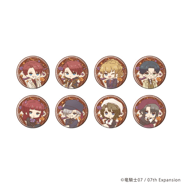 缶バッジ「うみねこのなく頃に」60/ハロウィンver. レトロアートイラスト 8個入りBOX[A3]《発売済・在庫品》画像