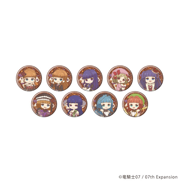 缶バッジ「うみねこのなく頃に」61/ハロウィンver. レトロアートイラスト 9個入りBOX[A3]《発売済・在庫品》画像