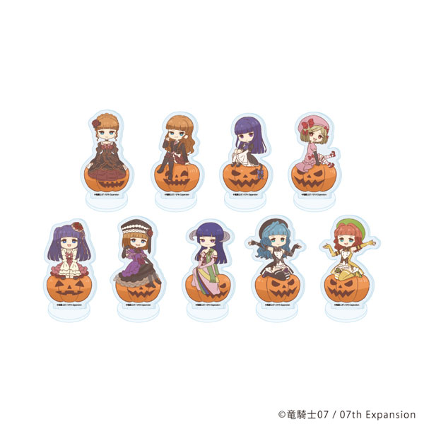 アクリルぷちスタンド「うみねこのなく頃に」17/ハロウィンver. レトロアートイラスト 9個入りBOX[A3]《発売済・在庫品》画像