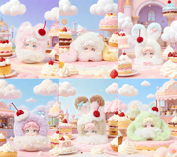 Lucky Deer Nai おやすみうさぎ ふわもこアイス 6個入りBOX[Shenzhen Mabell Animation Culture Development Co.， Ltd.]《発売済・在庫品》