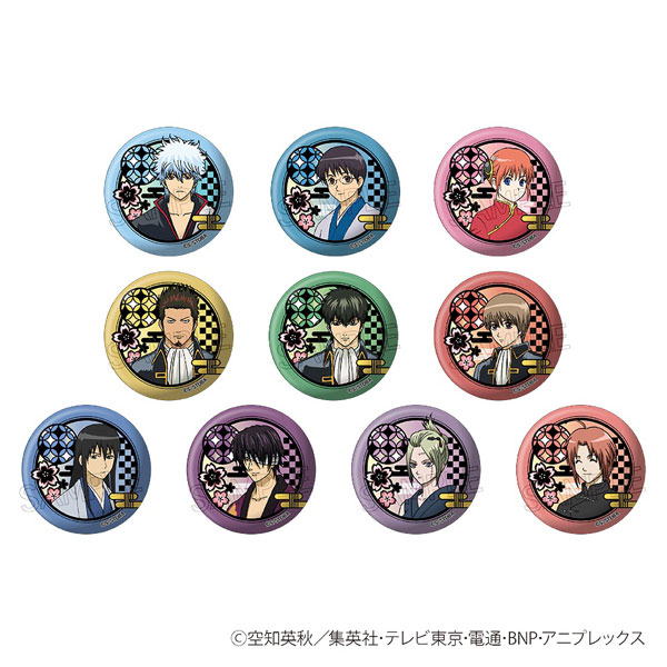 楽天市場】銀魂 ホログラムスクエア缶バッジコレクション 1BOX 6個入り