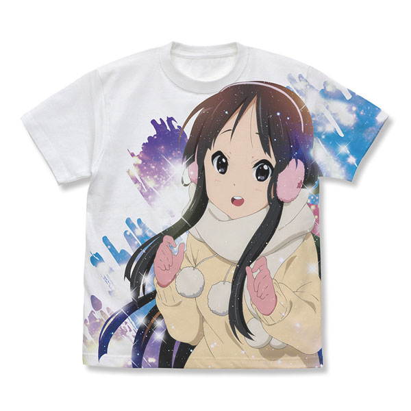 けいおん！ 秋山澪 フルグラフィックTシャツ Sparkle Snow Ver./WHITE-S（再販）[コスパ]《０７月予約》
