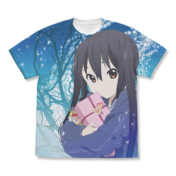 けいおん！ 中野梓 フルグラフィックTシャツ Winter Gift Ver./WHITE-M（再販）[コスパ]《０７月予約》