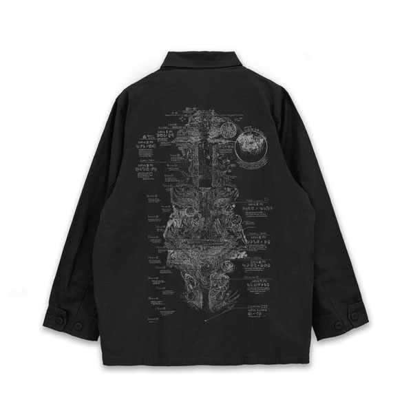 メイドインアビス 烈日の先だつもの郷 アビス軍用地図 ファティーグジャケット Ver.2.0/BLACK-L（再販）[コスパ]【貨物輸送無料】《０９月取って置く》