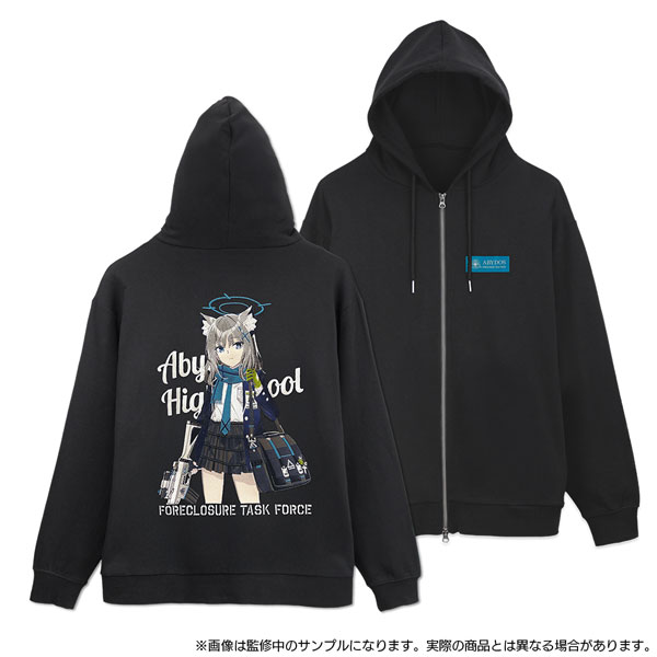コスパ・デポ限定 ブルーアーカイブ -Blue Archive- 『ブルーアーカイブ』シロコ 刺繍ジップパーカー/BLACK-M（再販）[コスパ]【送料無料】《０７月予約》