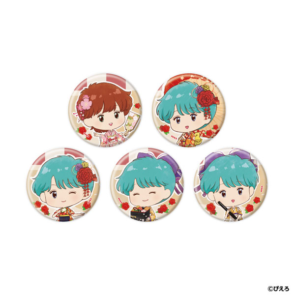 缶バッジ「魔法のスターマジカルエミ」02/レトロアートイラスト 5個入りBOX[A3]《03月予約》画像