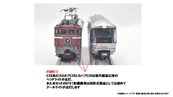 97983 特別企画品 JR E26系「さよならカシオペア」セット[TOMIX]【送料無料】《０８月予約》
